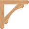 Ekena Millwork Legacy Craftsman Smooth Bracket w/ Offset Brace, Western Red Cedar, 5 1/2"W x 26"D x 26"H BKT0604X26X26LEC04SWR - alternate 4